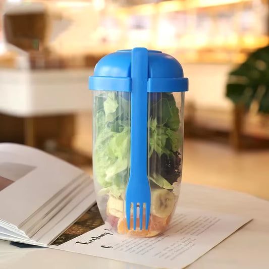 Snack N Shake portable salad cup